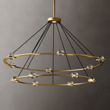 Load image into Gallery viewer, Zohar 2-Tier Round Chandelier
