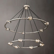 Load image into Gallery viewer, Zohar 2-Tier Round Chandelier
