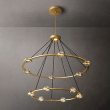 Load image into Gallery viewer, Zohar 2-Tier Round Chandelier - Open Box (New)
