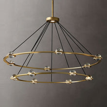 Load image into Gallery viewer, Zohar 2-Tier Round Chandelier - Open Box (New)
