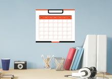 Carregar imagem no visualizador da galeria, Calendars: Upside Down Modern One Month Calendar Dry Erase - Removable Adhesive Decal
