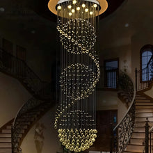 Cargar imagen en el visor de la galería, Zuhra Staircase Chandelier
