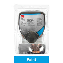 Cargar imagen en el visor de la galería, 3M P95 Respirador de cara completa para aplicación de pesticidas y pintura en aerosol Gris 1 ud.
