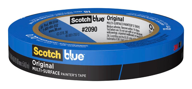 ScotchBlue 0.70 in. W X 60 yd L Blue Medium Strength Original Painter's Tape 1 pk