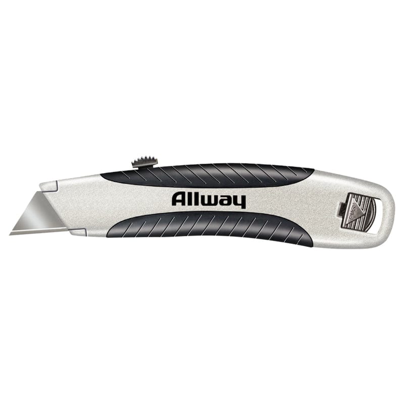 Cuchillo utilitario retráctil Allway RSK con agarre suave de 3 cuchillas