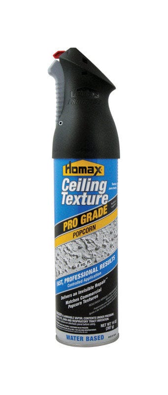 Pintura de textura de pared y techo a base de agua blanca Homax Pro Grade 25 oz