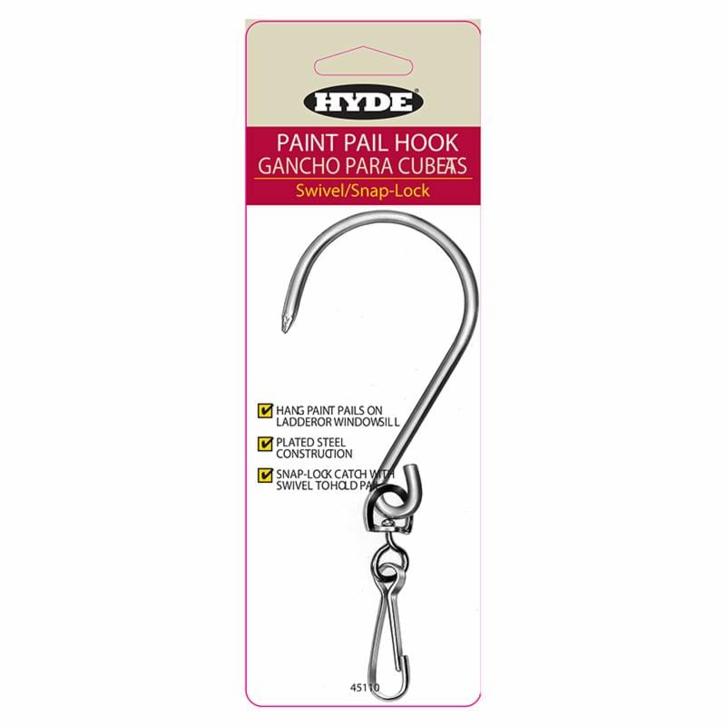 Hyde Silver Swivel Pail Hook 45110