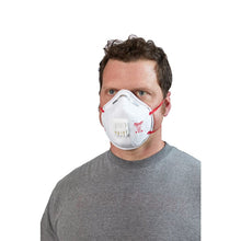 Cargar imagen en el visor de la galería, Milwaukee N95 Respirador con válvula blanco 1 paquete
