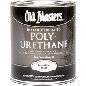 Old Masters 49504 Qt Poliuretano a base de aceite semibrillante 450 VOC 