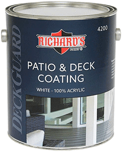 4200 Series Deck Guard 100% Acrylic Patio & Deck Coating