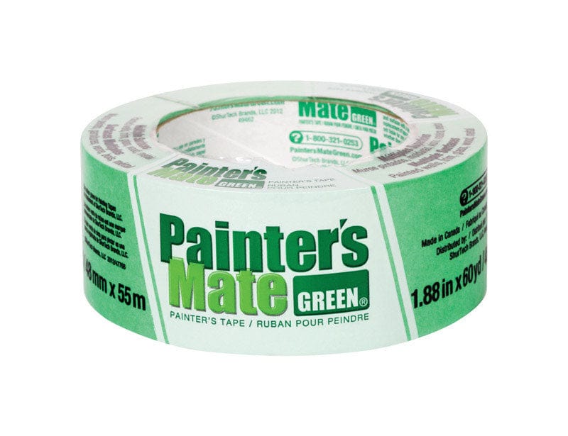 Painter's Mate 1.88 pulg. WX 60 yd L Verde Cinta de pintor de resistencia media