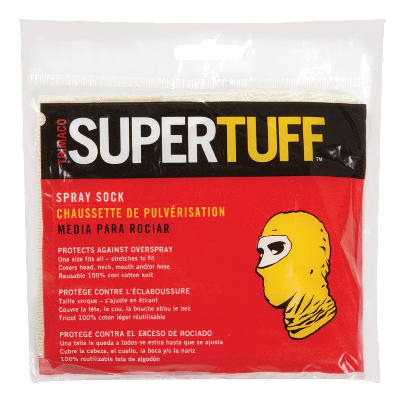 Trimaco SuperTuff Cotton Spray Sock Natural Talla única 1 paquete